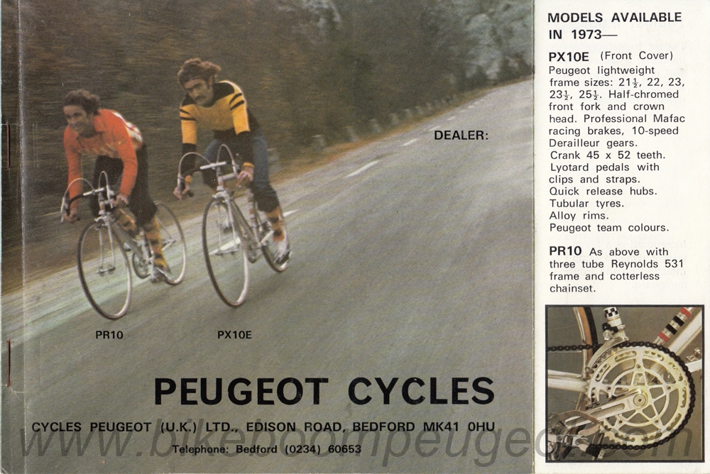 Peugeot 1973 UK Color Brochure